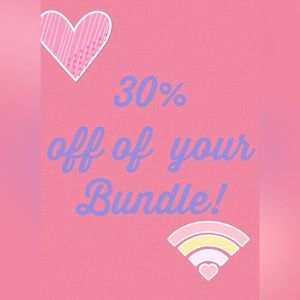 Bundle deal here. Won’t last long. 🛍️ like multiple items. You will get 30% off